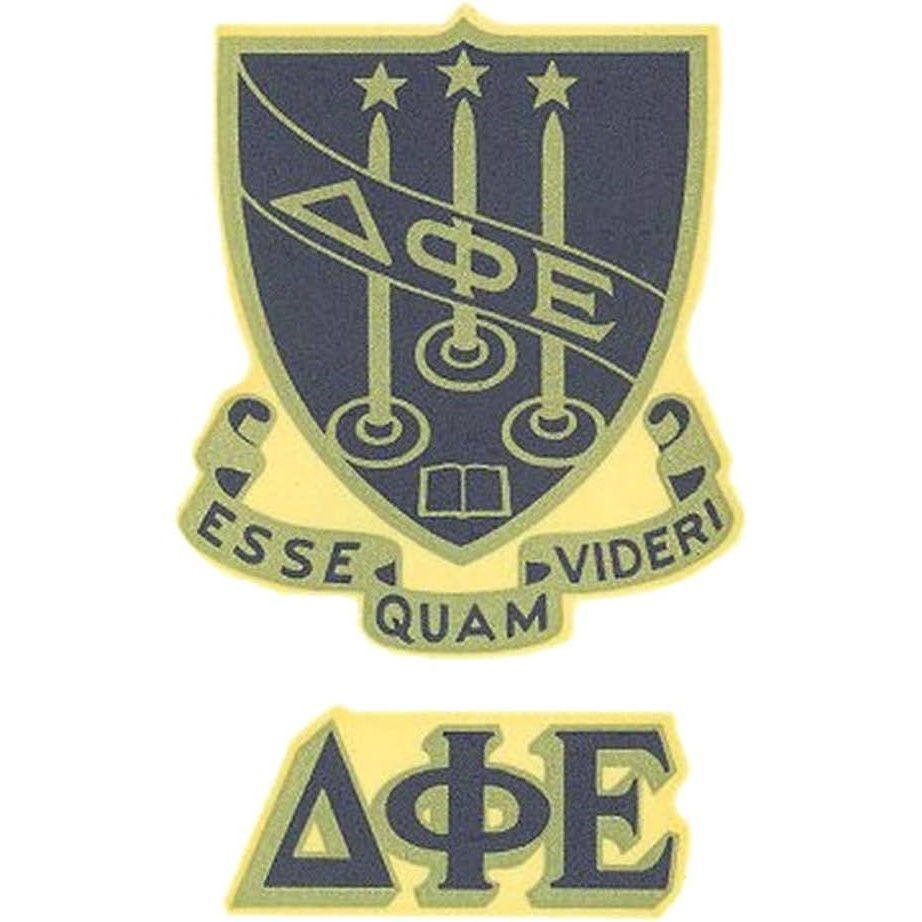 image:imageDelta Phi Epsilon DPHIE Crest Decals