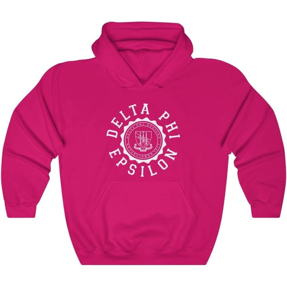 image:imageGreekgear Delta Phi Epsilon Unisex College Seal HoodieHeliconia