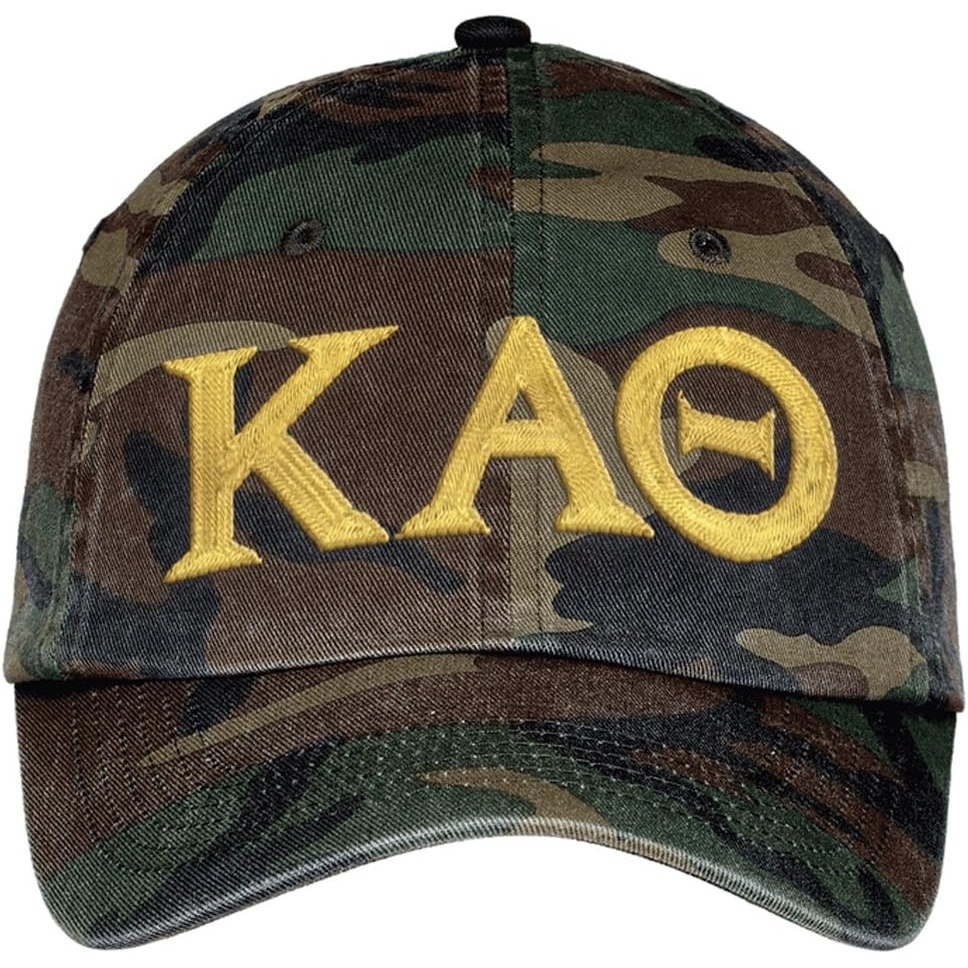 image:imageKappa Alpha Theta Lettered Camouflage Hat Military Camo