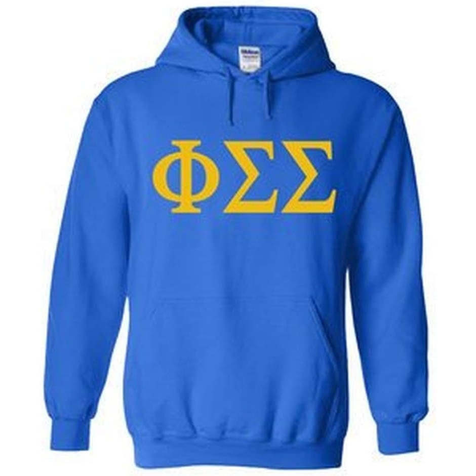 image:imagePhi Sigma Sigma World Famous Greek Hoodie Royal Blue with Gold ImprintRoyal Blue
