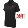 Greekgear Alpha Omicron Pi AOII Emblem Polo(Black)