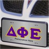 Delta Phi Epsilon DPHIE Lettered License Cover