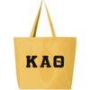 Greekgear Kappa Alpha Theta Jumbo Canvas Tote