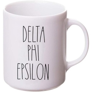 Greekgear Delta Phi Epsilon DPHIE MOD Coffee Mug