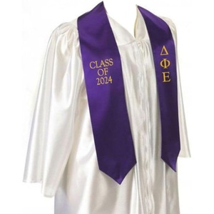 Greekgear Delta Phi Epsilon Embroidered Graduation Sash Stole