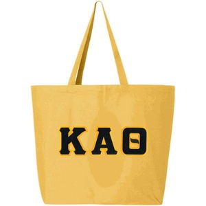 Greekgear Kappa Alpha Theta Jumbo Canvas Tote