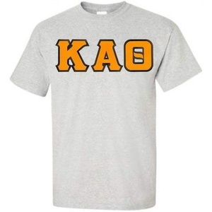 Kappa Alpha Theta Lettered Tee(Light Grey)