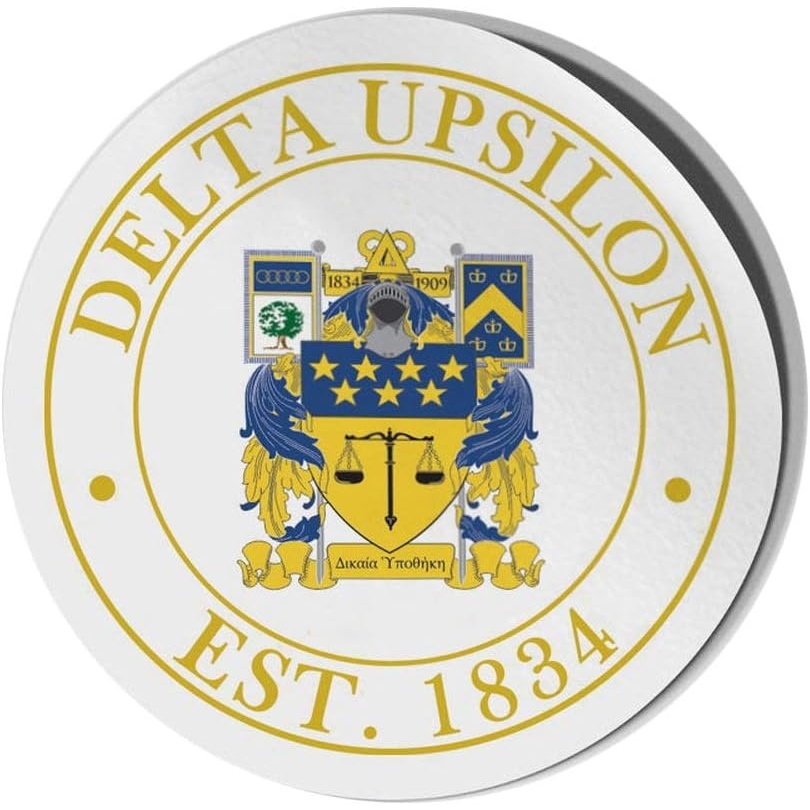 image:imageDelta Upsilon DU Circle Crest Shield Decal