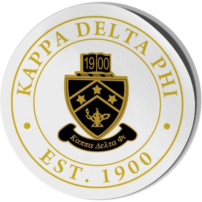 image:imageKappa Delta Phi Circle Crest Shield Decal