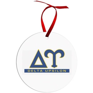 Delta Upsilon Classic Circle Ornaments