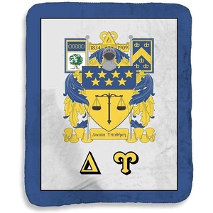 Greekgear Delta Upsilon Sherpa Lap Blanket