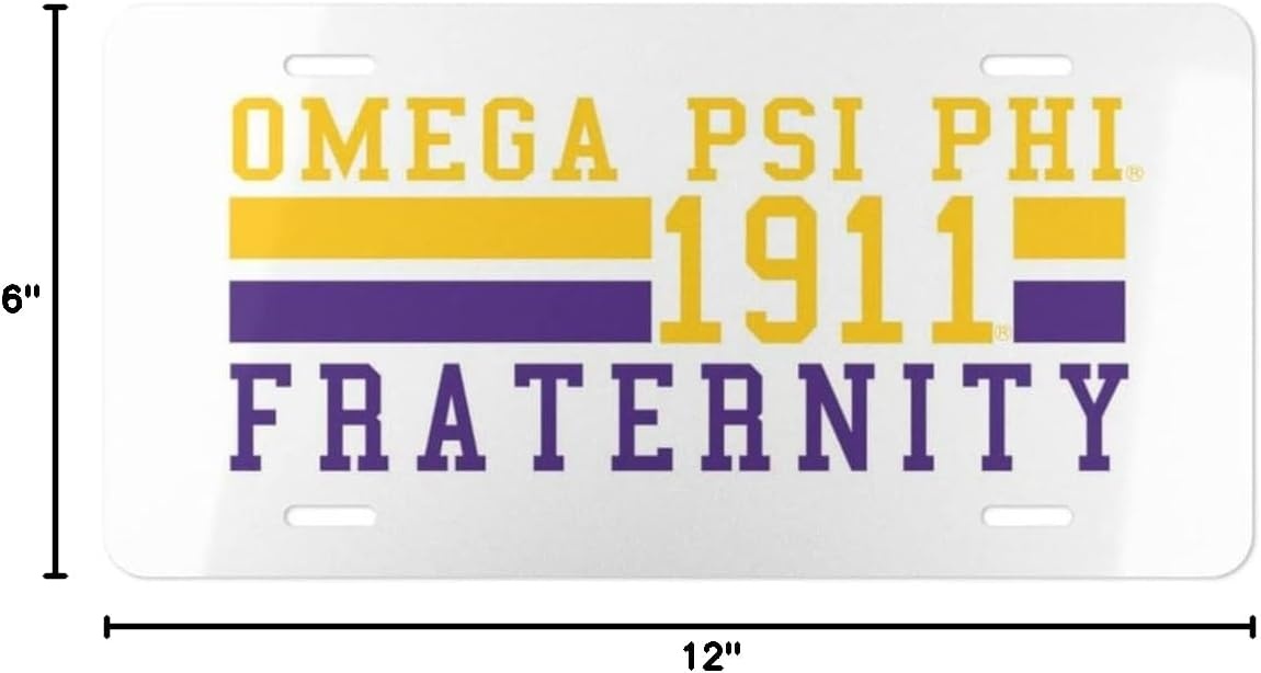 image:imageOmega Psi Phi Year License Plates