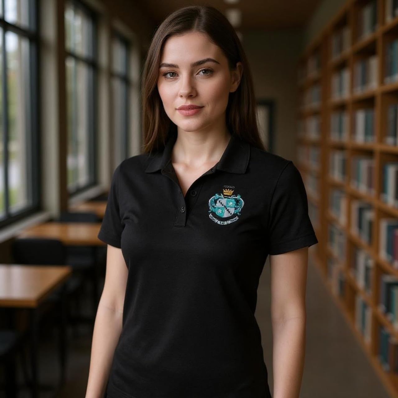 image:imageZeta Tau Alpha ZTA Emblem PoloBlack
