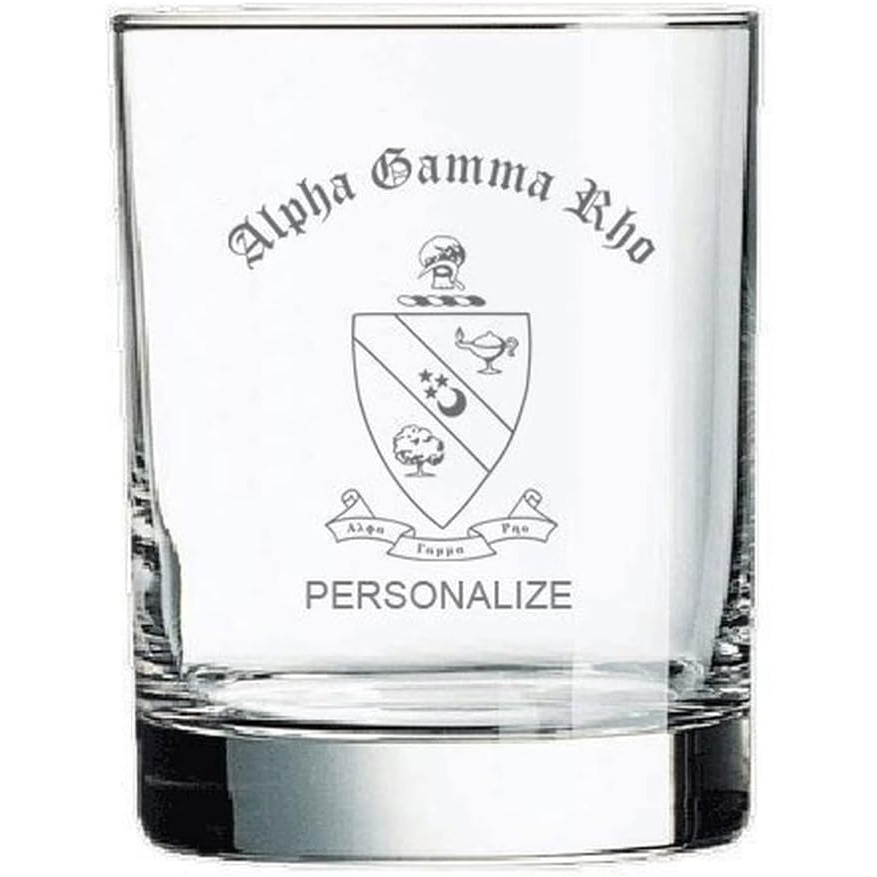 image:imageGreekgear Alpha Gamma Rho Old Style Glass Transparent