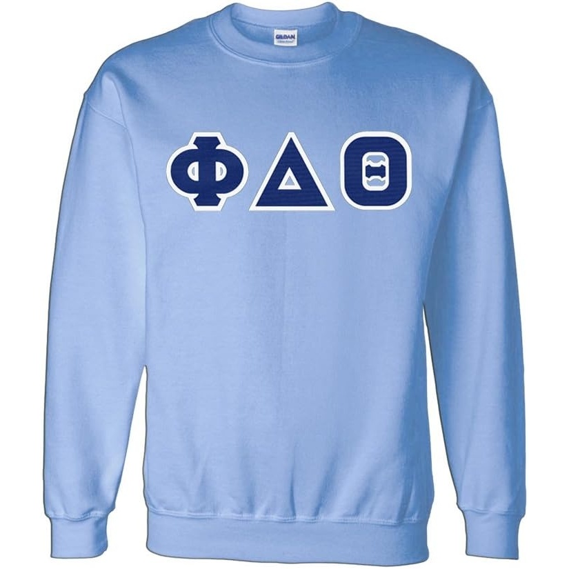 image:imageGreekgear Phi Delta Theta Lettered CrewneckLight Blue