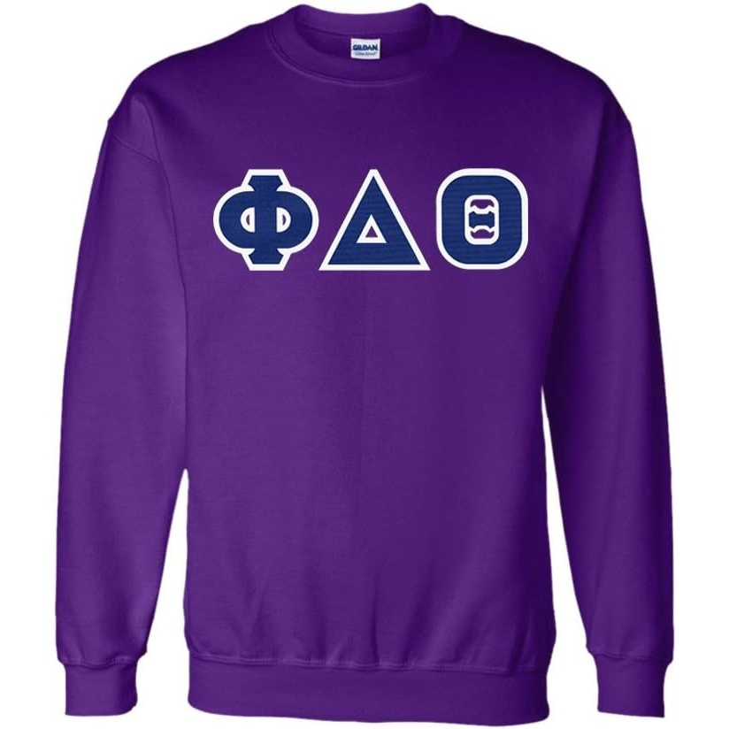 image:imageGreekgear Phi Delta Theta Lettered CrewneckPurple