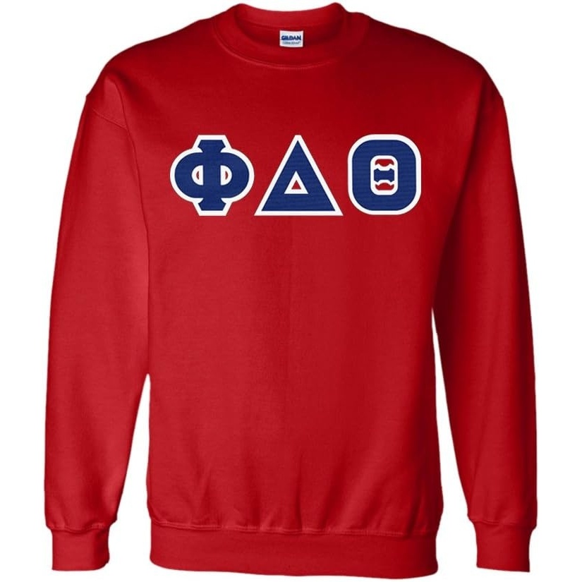 image:imageGreekgear Phi Delta Theta Lettered CrewneckRed