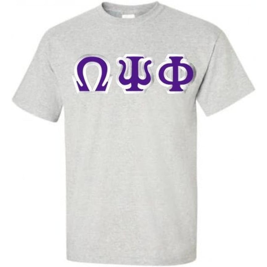 image:imageOmega Psi Phi Custom Twill Short Sleeve TShirtLight Grey