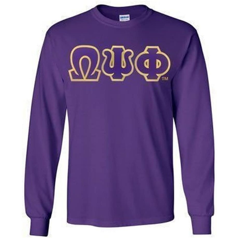 image:imageOmega Psi Phi Lettered Long SleevePurple