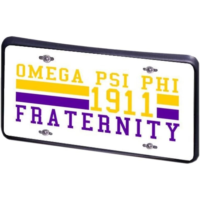 image:imageOmega Psi Phi Year License Plate