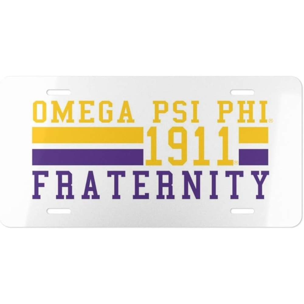 image:imageOmega Psi Phi Year License Plates