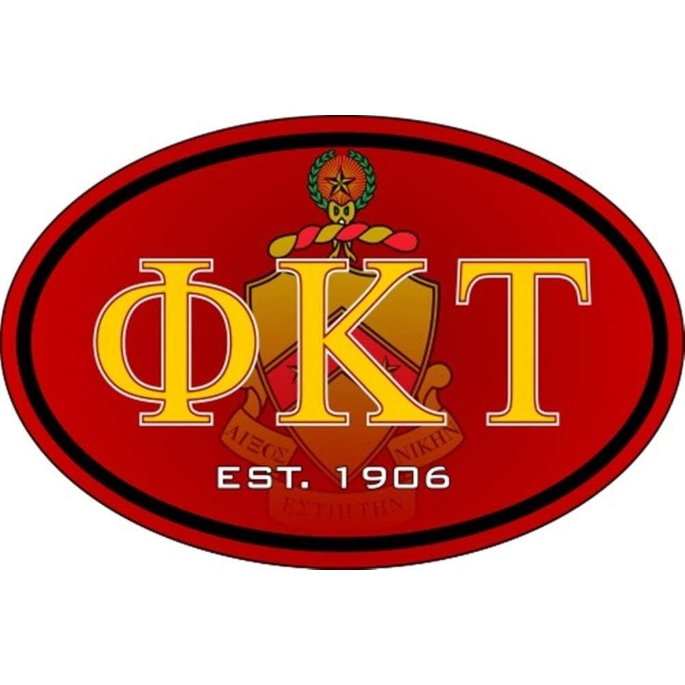 image:imagePhi Kappa Tau Color Oval Decal