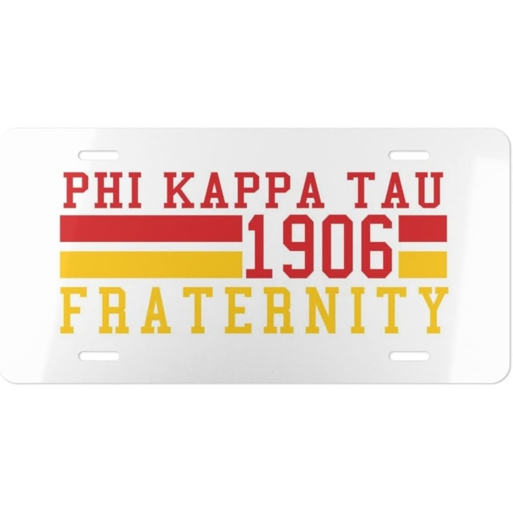 image:imagePhi Kappa Tau Year License Plates