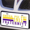 Omega Psi Phi Year License Plate