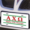 Alpha Chi Omega Lettered Lines License Cover