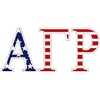 Alpha Gamma Rho American Flag Greek Letter Sticker – 2.5″ Tall