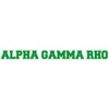 Alpha Gamma Rho Long Window Sticker