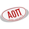 Alpha Omicron Pi Greek Letter Oval Decal