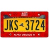Alpha Omicron Pi New License Plate Frame