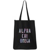 Greekgear Alpha Chi Omega Jumbo All In Tote Bag
