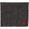Greekgear Alpha Omicron Pi AOII Sherpa Blanket Charcoal w/Red Thread Color