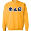 Greekgear Phi Delta Theta Lettered Crewneck(Athletic Gold)
