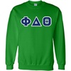 Greekgear Phi Delta Theta Lettered Crewneck(Irish Green)