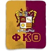 Greekgear Phi Kappa Theta Two Tone Sherpa Lap Blanket