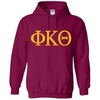 Greekgear Phi Kappa Theta World Famous Greek Hoodie(Maroon)