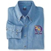 Omega Psi Phi Denim Shirt – Bolt(Blue Jean)