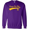 Omega Psi Phi Tail Crewneck Sweatshirts(Purple)