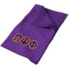 Omega Psi Phi Twill Sweatshirt Blanket Purple