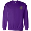 Omega Psi Phi World Famous Crest – Shield Crewneck Sweatshirt(Purple)