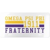 Omega Psi Phi Year License Plates