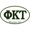 Phi Kappa Tau Euro Decal Oval Sticker