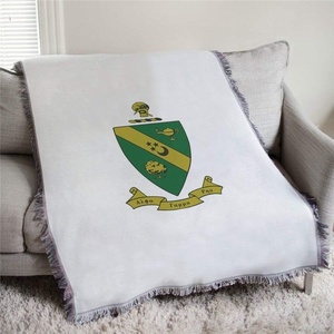 Alpha Gamma Rho Full Color Crest Afghan Blanket Throw