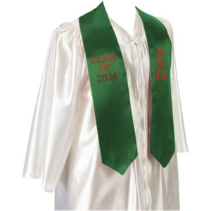 Greekgear Alpha Chi Omega Embroidered Graduation Sash Stole