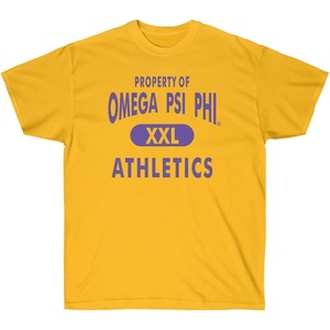 Omega Psi Phi Athletics T-Shirt(Athletic Gold)