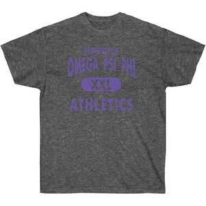 Omega Psi Phi Athletics T-Shirt(Charcoal Grey)