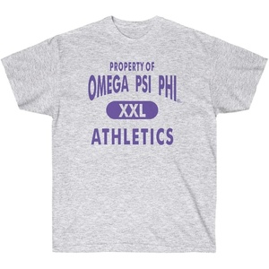 Omega Psi Phi Athletics T-Shirt(Light Grey)